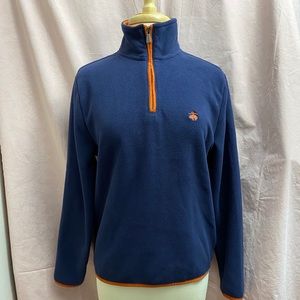 Brooks Brothers 346 Fleece 1/4 Zip Sweatshirt SM